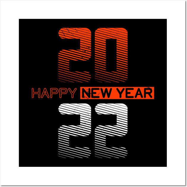 happy new year 2022 Wall Art by 99% Match